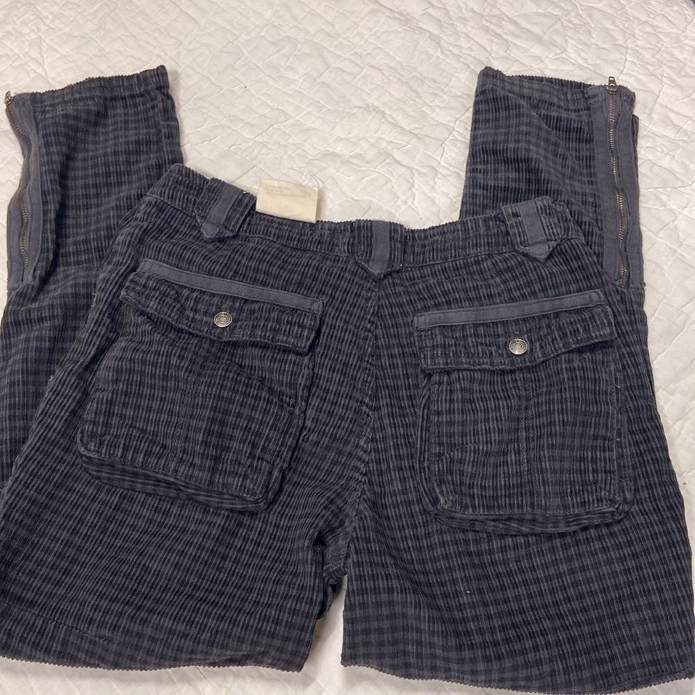 We The Free The London Calling Low Rise Tapered Leg Corduroy Plaid Pants sz26 - Picture 5 of 14